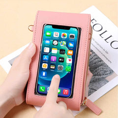 Touch Screen Crossbody Bag Women Mini Shoulder Pouch Handbag