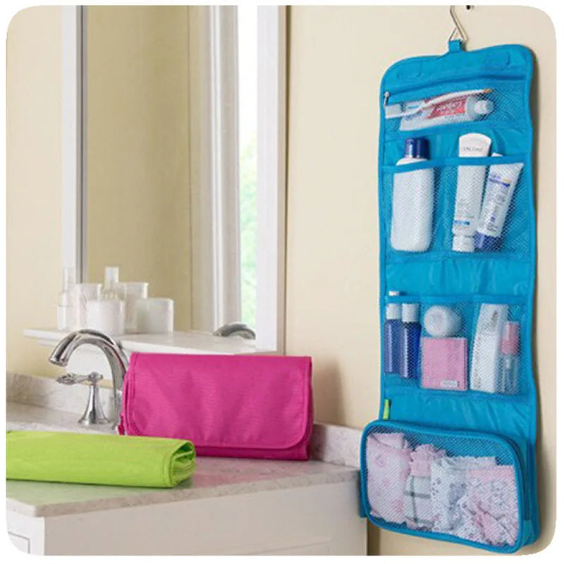 Portable Travel Storage Jewelry Makeup Hanging Bags