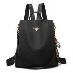 Waterproof Women Backpack Oxford School Bag Large Capacity Anti Theft Multi-Func