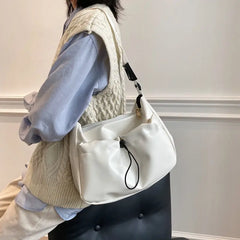 PU Crossbody Bags for Women Pleated Messenger Bag Ladies Hand Bags