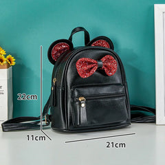 Princess Girls Backpacks Kids Bag Bow Small