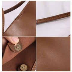 PU Leather Shoulder Bag Women Handbag Phone Pouch Classic Style