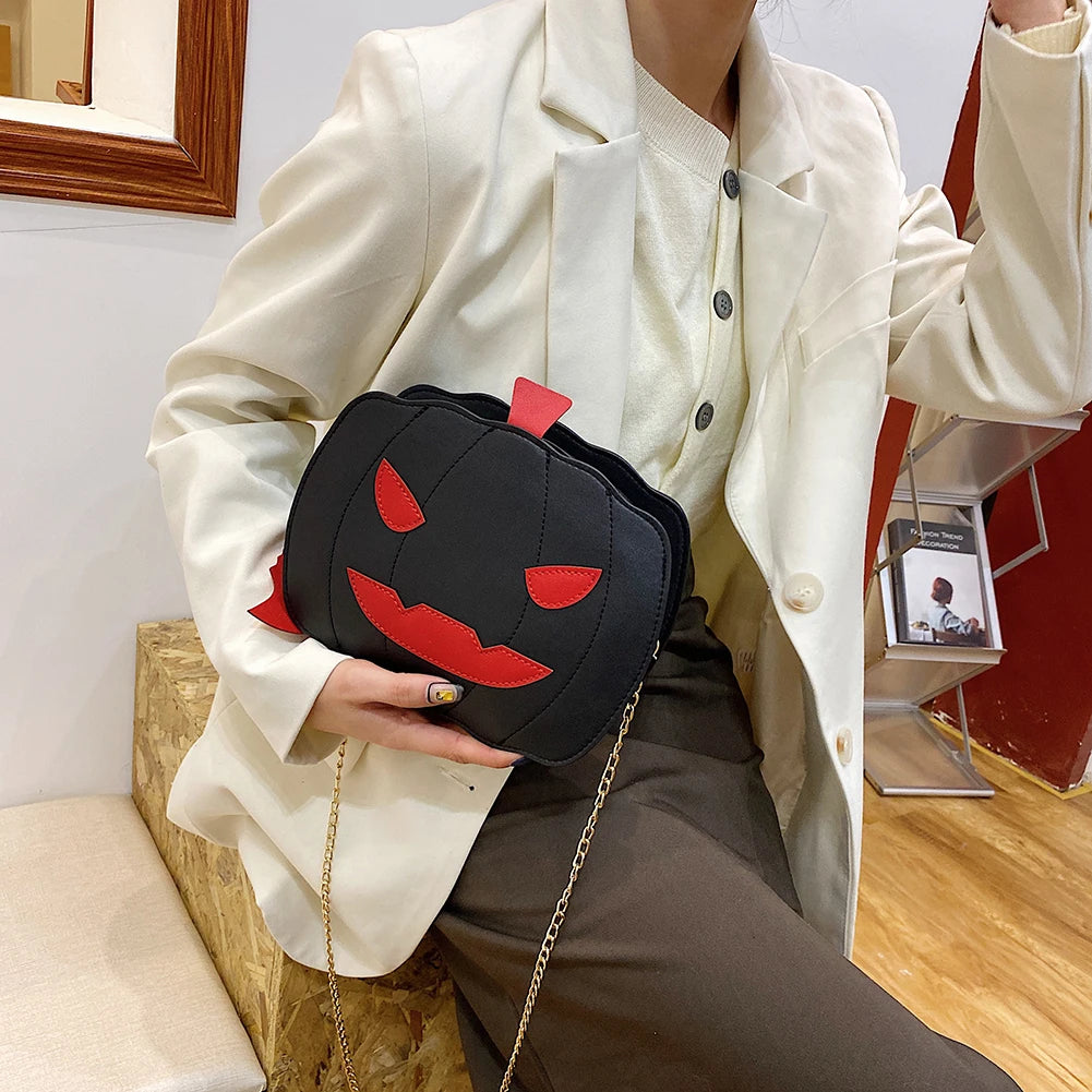 Pumpkin Shape Shoulder Bags Messenger Purse Handbags