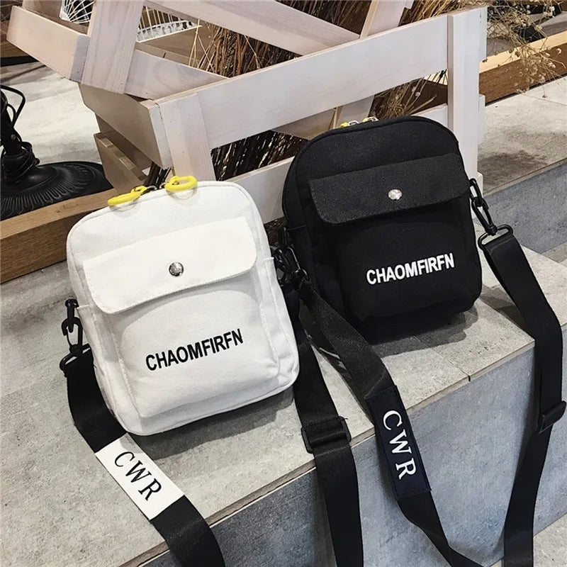 Casual Tote Outdoor Bag Women Shoulder Canvas Handbag Zipper