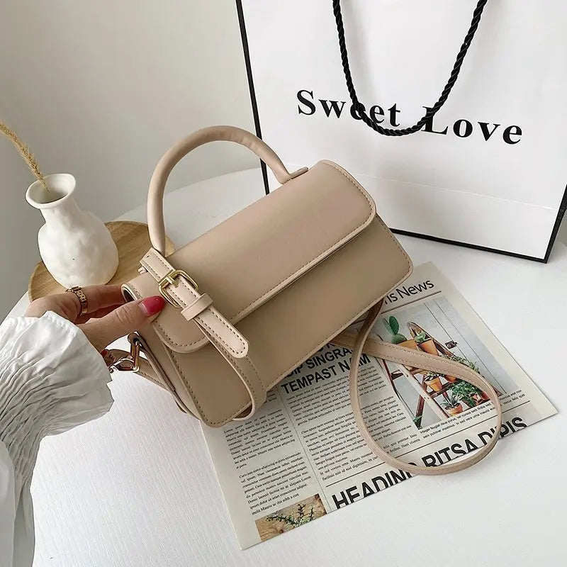 Pure Women Small Handbag Leather Shoulder Bag