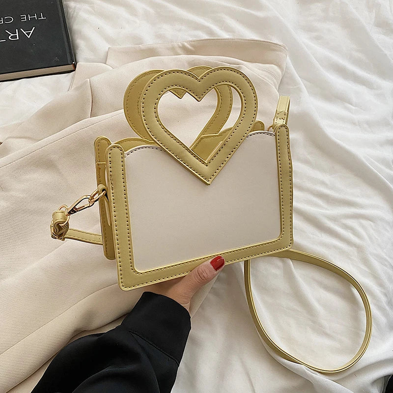 Small Tote Bag PU Leather Shoulder Bags for Women Ins Female