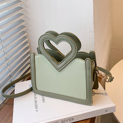 Small Tote Bag PU Leather Shoulder Bags for Women Ins Female