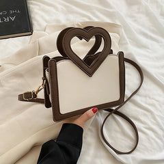 Small Tote Bag PU Leather Shoulder Bags for Women Ins Female