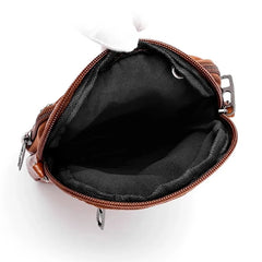 Retro Messenger Bag Ladies Handbag Shoulder Bag Mobile Wallet PU Material