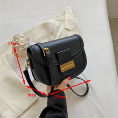 Retro Shoulder Bag High Female Saddle Bag for Women Handbag
