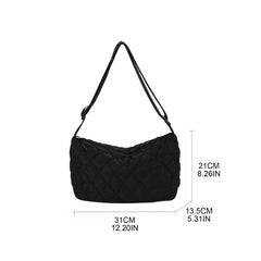 Lattice Shoulder Bag Large Capacity Versatile Bags for Women