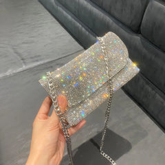 Rhinestone Evening Bag Envelope Handbags Small Party Clutch Purses