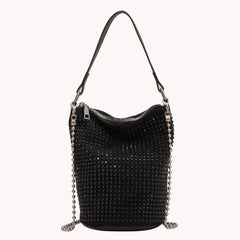 Rhinestone Shoulder Messenger Bag Diamond Bucket Totes