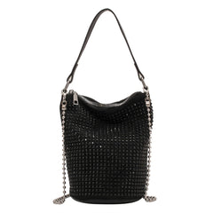 Rhinestone Shoulder Messenger Bag Diamond Bucket Totes