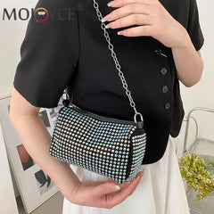 Rhinestone Shoulder Messenger Bag Diamond Ladies Casual Handbags