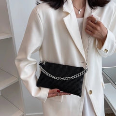Stylish Rhinestone Shoulder Messenger Bag Crossbody Handbag