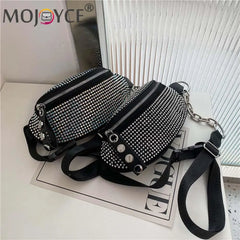 Rhinestone Waist Bag Diamond Fanny Pack for Women