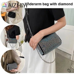 Crystal Rhinestones Evening Clutch Bag for Women, Wedding Purses Handbag