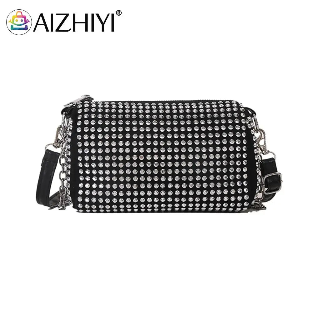 Crystal Rhinestones Evening Clutch Bag for Women, Wedding Purses Handbag