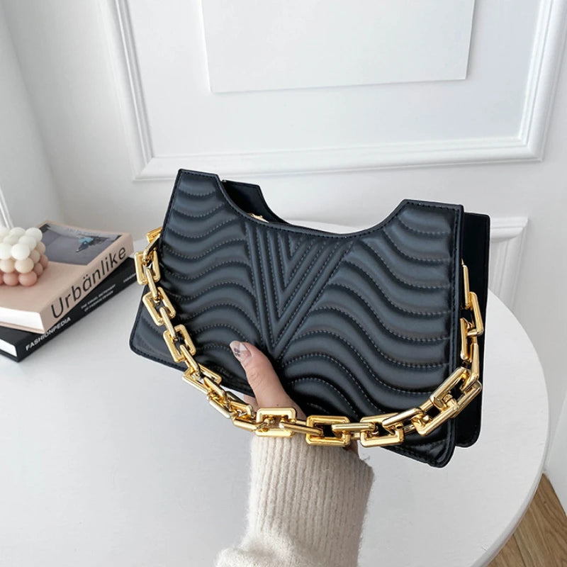 Rhombus Women's Bags PU Leather Shoulder Bag