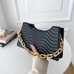 Rhombus Women's Bags PU Leather Shoulder Bag