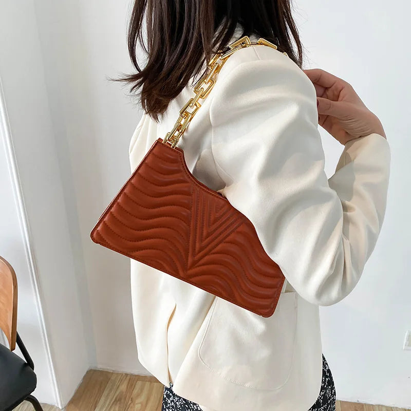 Rhombus Women's Bags PU Leather Shoulder Bag