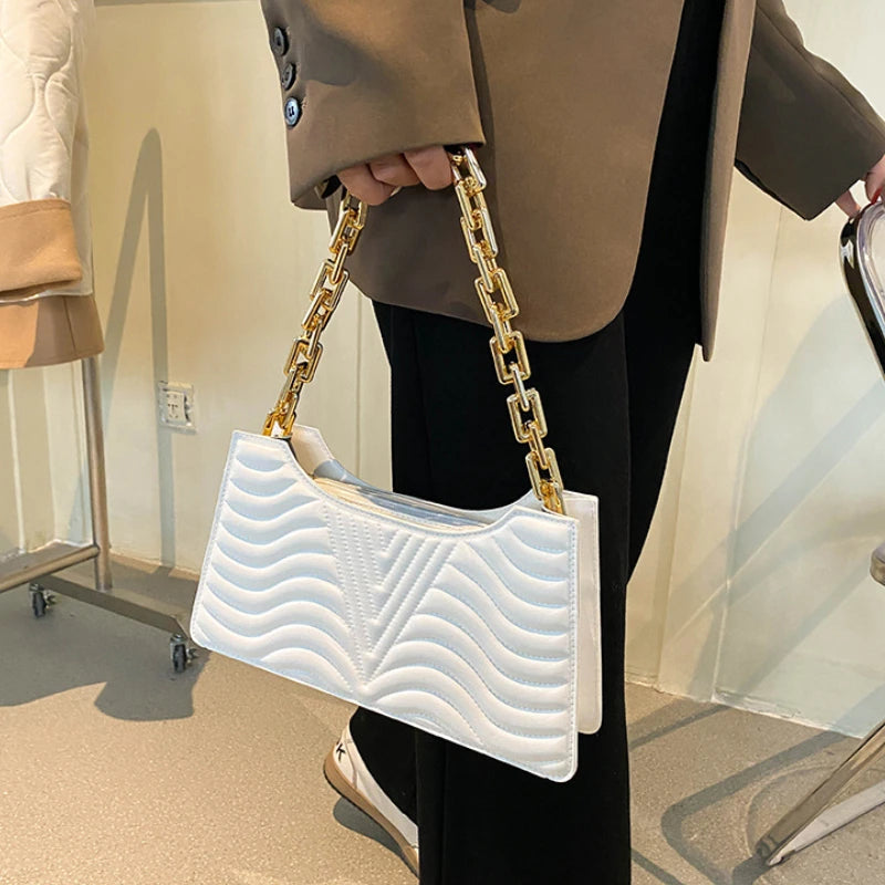 Rhombus Women's Bags PU Leather Shoulder Bag