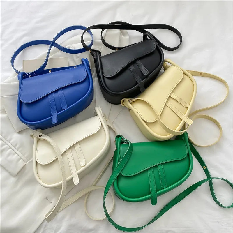 Small Shoulder Bag Women PU Leather Crossbody Messenger