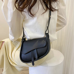 Small Shoulder Bag for Women High Solid PU Leather Crossbody Messenger Bag