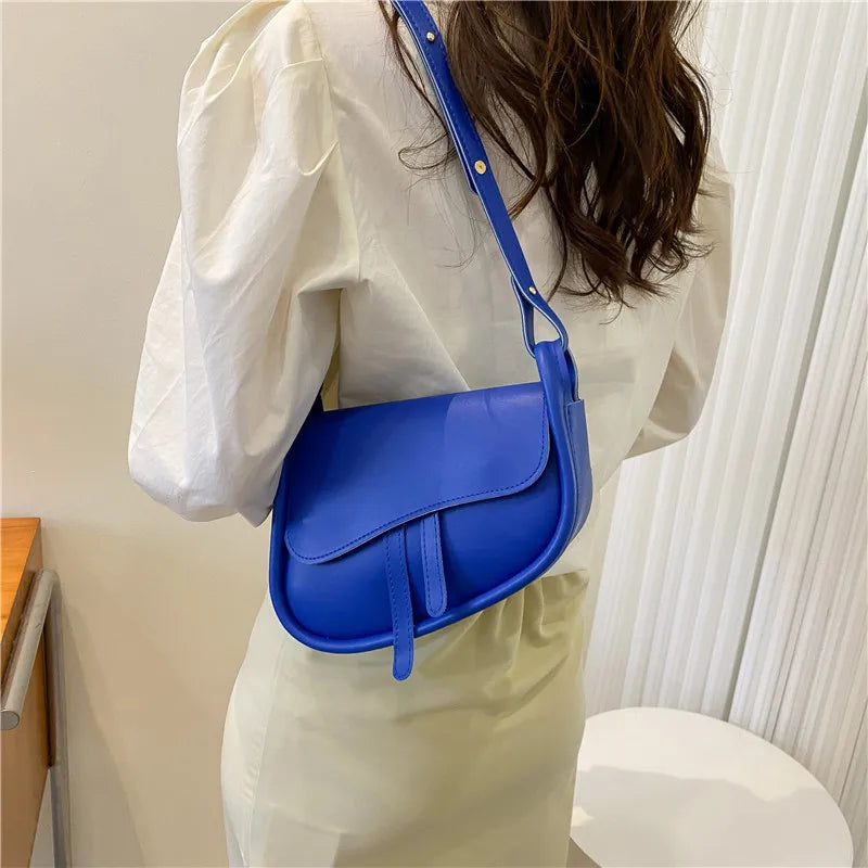 Small Shoulder Bag for Women High Solid PU Leather Crossbody Messenger Bag