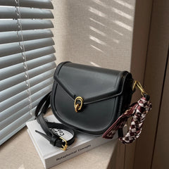 Small Crossbody Bag Women Shoulder Handbag PU Leather Saddle Purse