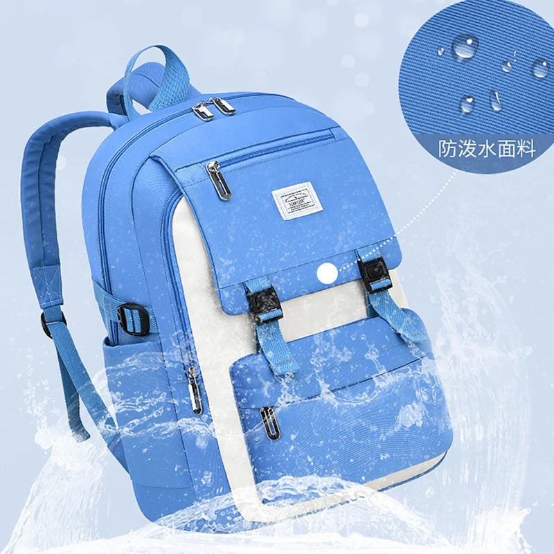 Girls Waterproof Schoolbag Children Backpack Book Bag