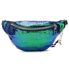 Sequin Fanny Pack Waist Bag Women Chest Pouch Shoulder Bag