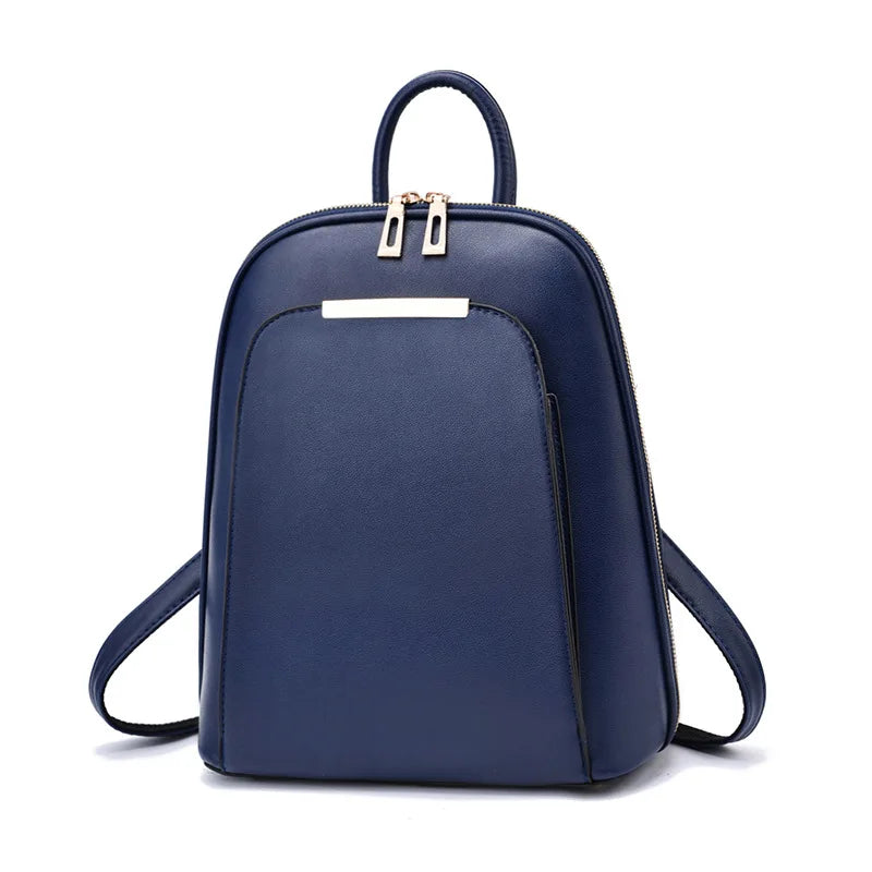 Sequined Backpack for Women Leather Backpack