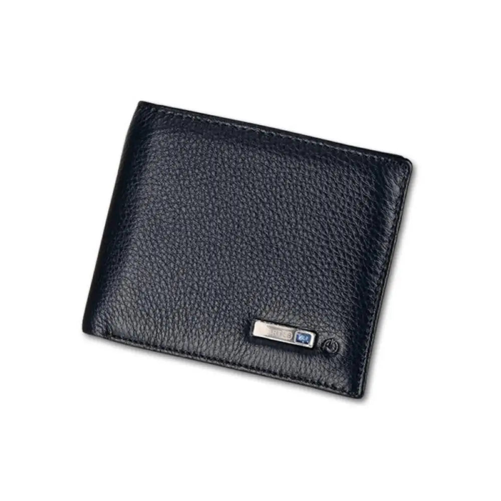 Sequined Men Wallet Smart Faux Leather Bluetooth Wallet Anti-lost GPS Purse