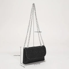 Sequins Clutch Evening Bag Crossbody Handbag