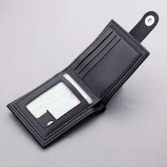 Short Women's Wallet PU Leather Zipper Purses For Women Double Pockets