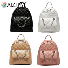 Shoulder Backpack Students Tote Schoolbag Leather Girl Travel Crossbody Bags Han