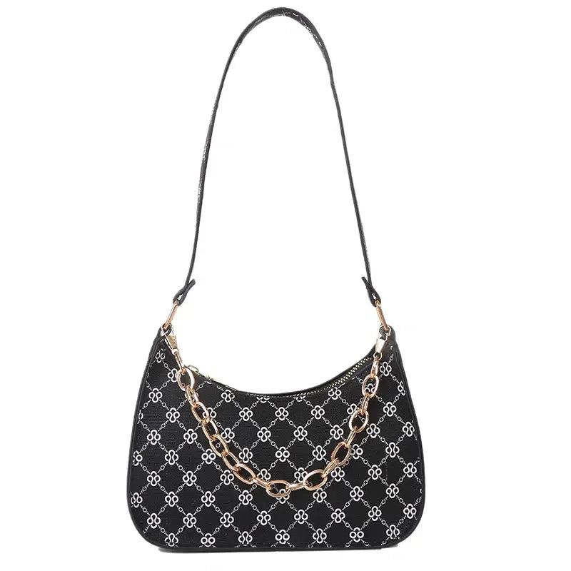 Vintage PU Leather Shoulder Bag for Women Summer Handbag