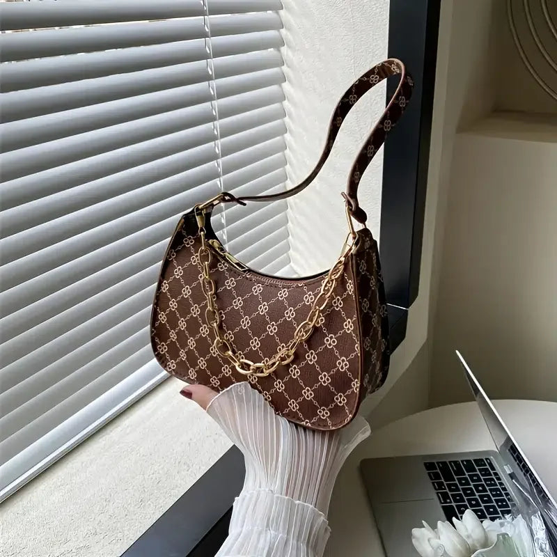 Vintage PU Leather Shoulder Bag for Women Summer Handbag