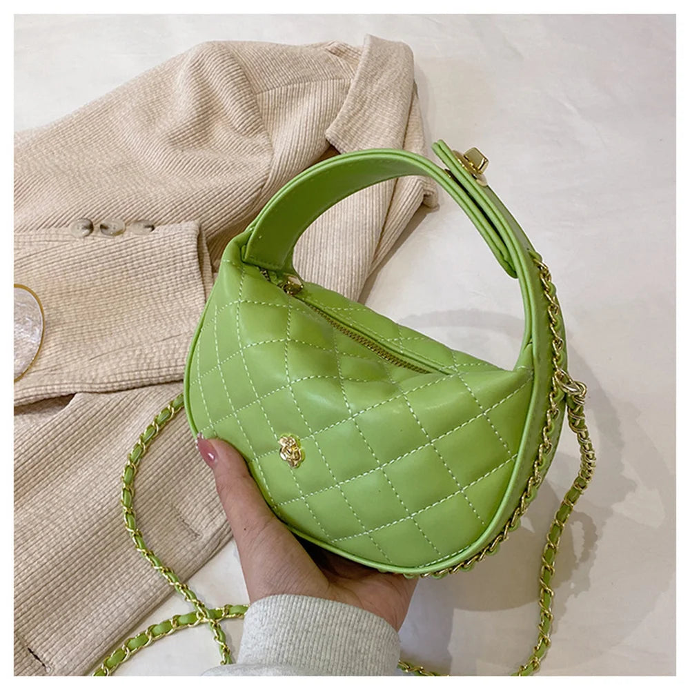 Vintage PU Leather Crossbody Messenger Bag Women Handbag