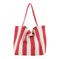 Corduroy Shoulder Bag for Women Handbag Female Shopper Tote Pocket