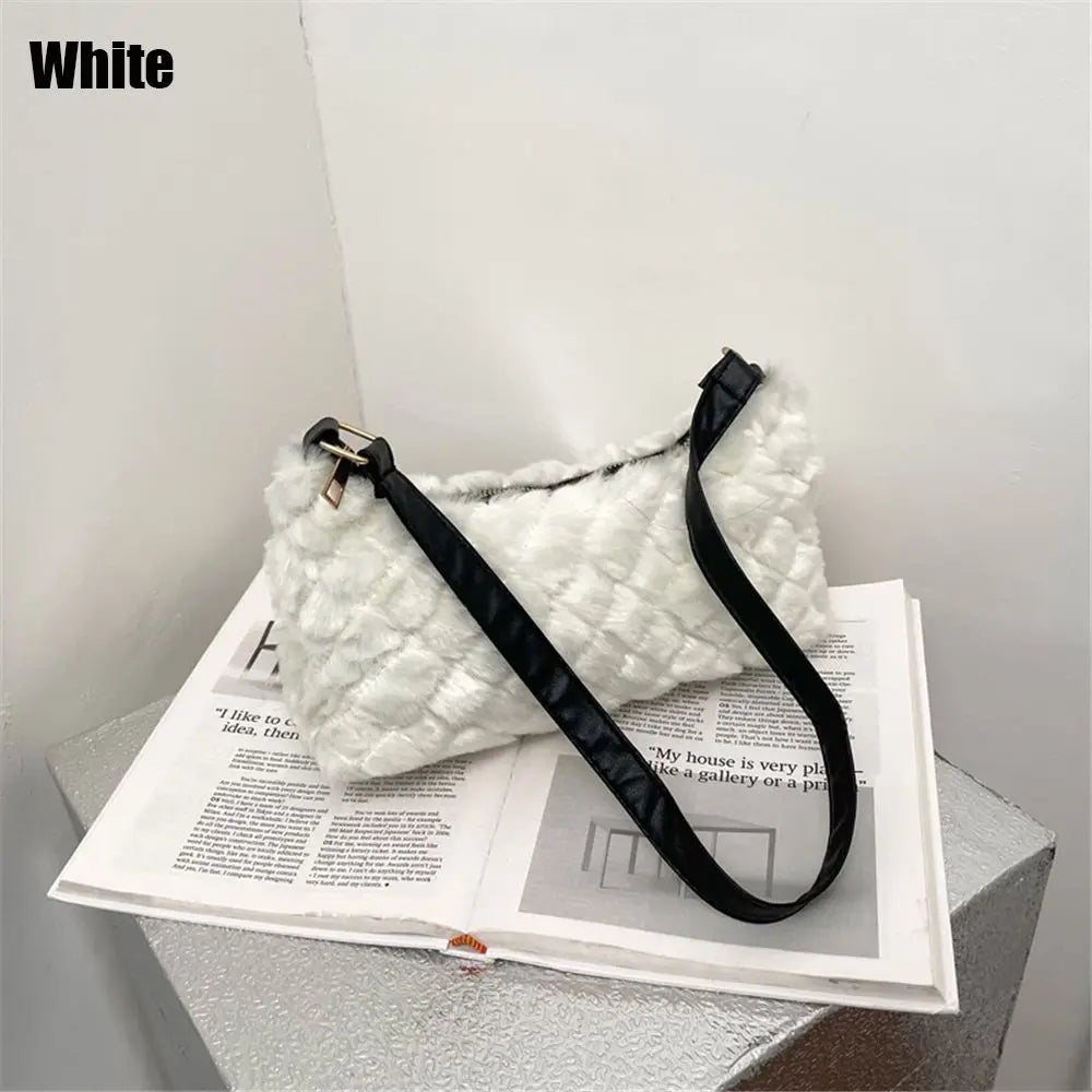 Furry Fluffy Shoulder Bag Autumn-Winter Women Handbag