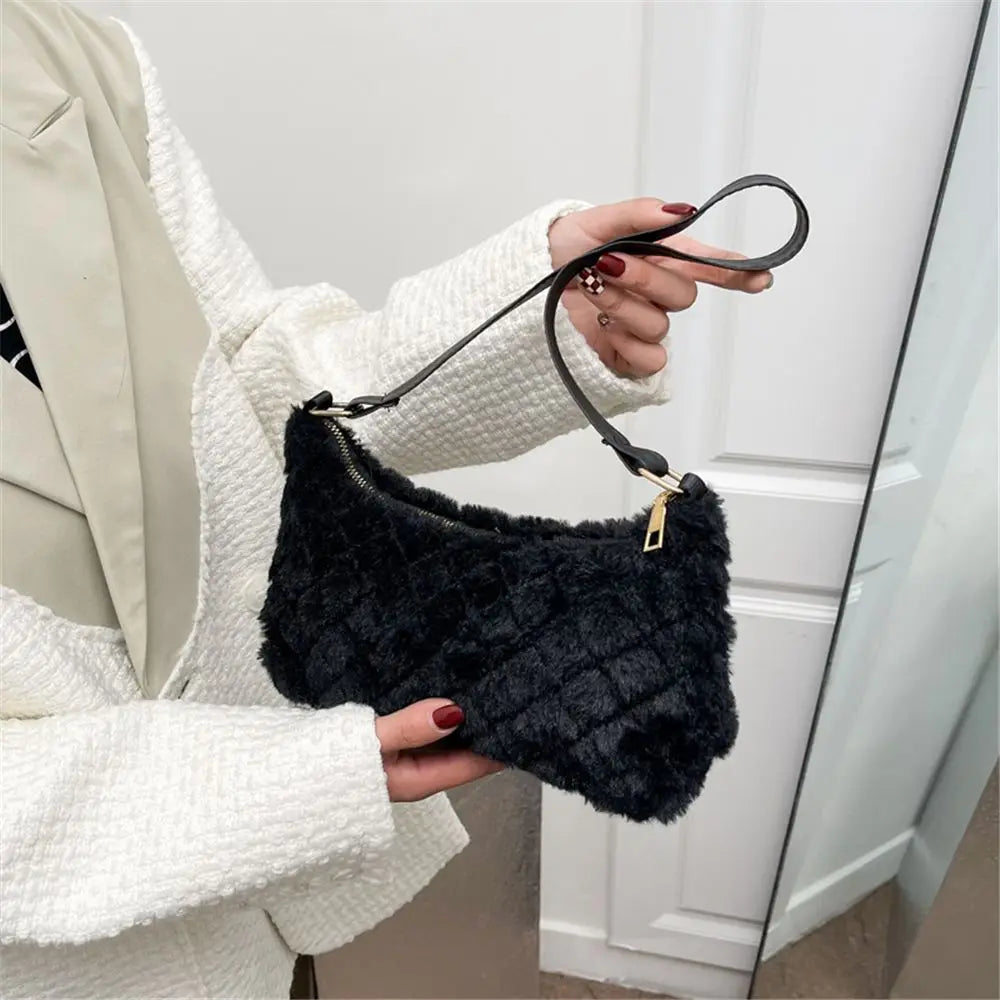 Furry Fluffy Shoulder Bag Autumn-Winter Women Handbag