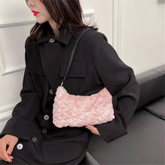 Furry Fluffy Shoulder Bag Autumn-Winter Women Handbag
