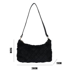 Furry Fluffy Shoulder Bag Autumn-Winter Women Handbag