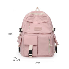 Canvas Backpack Large Capacity School Bag