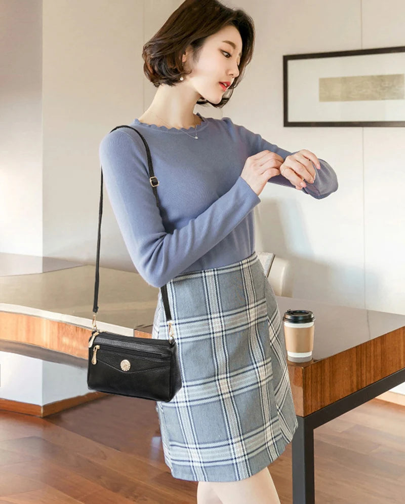 Women's Small Messenger Bag Crossbody Clutch