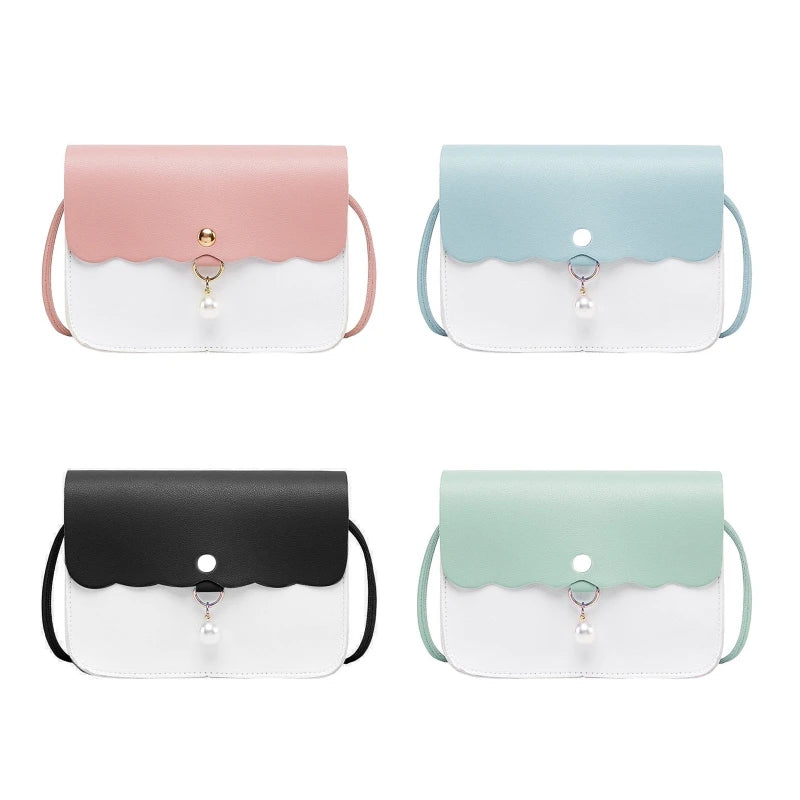 PU Leather Crossbody Bag For Women Shoulder Messenger Bag Lady Travel Handbag