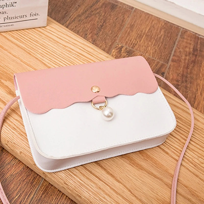 PU Leather Crossbody Bag For Women Shoulder Messenger Bag Lady Travel Handbag